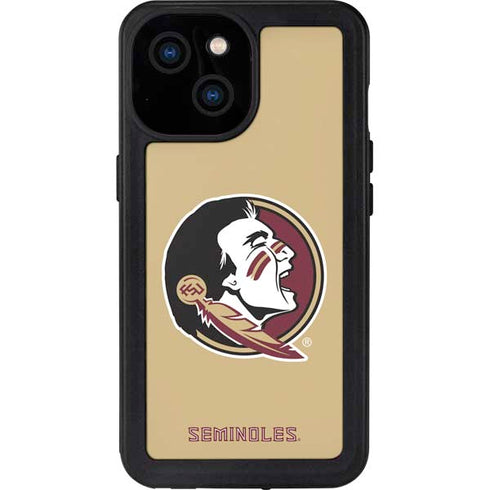Florida State FSU Seminoles Logo iPhone 15 Waterproof Case